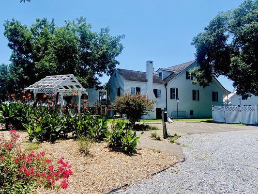 purchased land in 1825 Barkley house is the oldest masonry home in Pensacola (rear view)