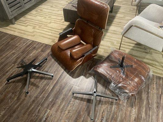 Tall Eames Antique Brown & Palisander - unboxed