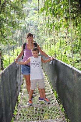 Jungle walk in Costa Rica with my favorite travel companion!