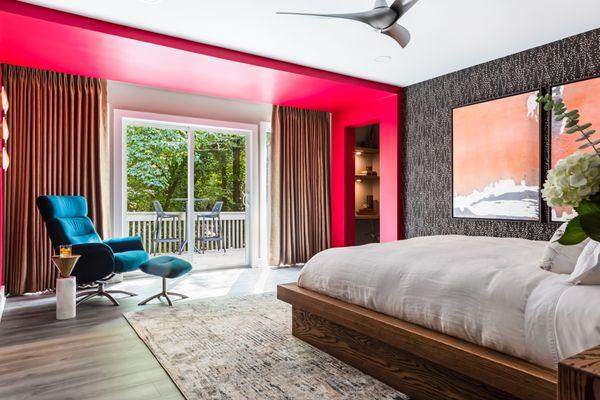 Hotel-inspired master bedroom