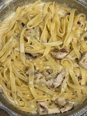 Fettuccine Alfredo and Chicken