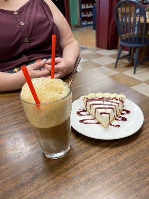 Root beer float, lemon ray cheesecake