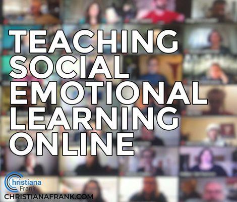 Educators looking for research based SEL and trauma informed tools for online learning. Visit https://christianafrank.com/