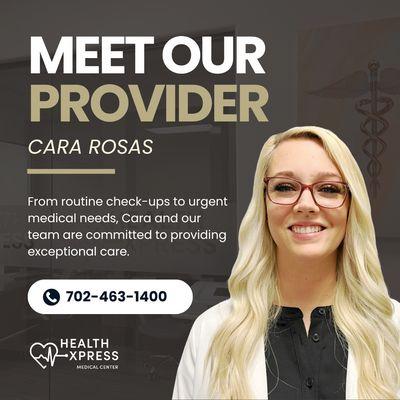 Meet Cara, your dedicated provider at our Spring Valley Clinic!