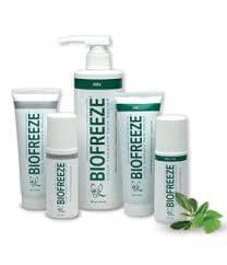 Bi Rite carries a Large selection of Biofreeze in gel tube, spray on, roll on and pump!