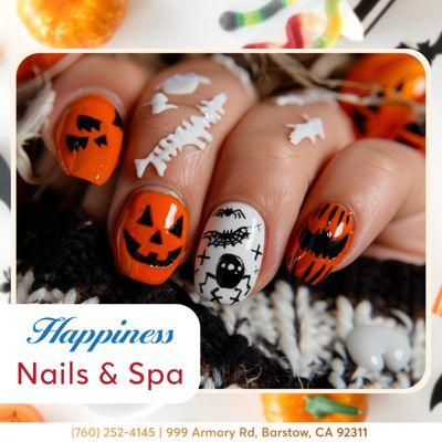 New nails done, ready for all the Halloween festivities and fun!