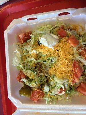 Lg Taco Salad....$7.99