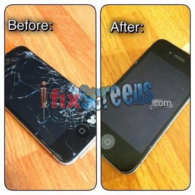 iPhone Cracked Screen Repair