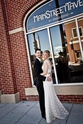 The Main Street Tavern Banquet Room is the perfect place for a small wedding and rehearsal dinners.