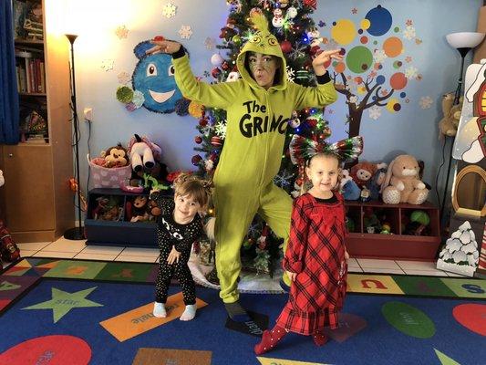 Grinchmas pajama party