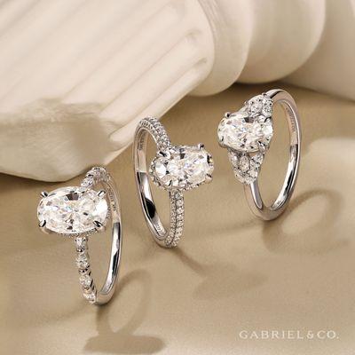 Say I do with one of our Gabriel & Co Designer Rings