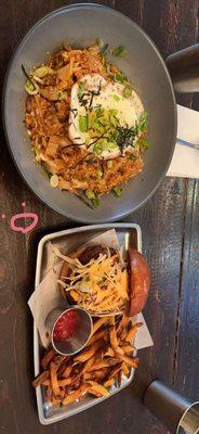 Kimchi Fried Rice & Gogi Burger