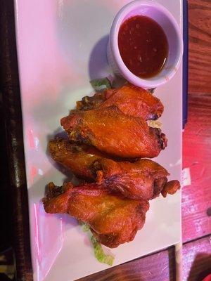 Wings with Jack honey sauce