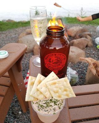 My lineup card:  Batting leadoff, Salmon Spread & Crackers...who's batting cleanup in the 4 hole?