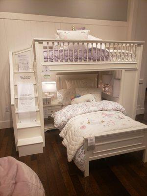 Fillmore loft bed with twin bed below.