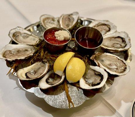 East Coast Oysters and West Coast Oysters