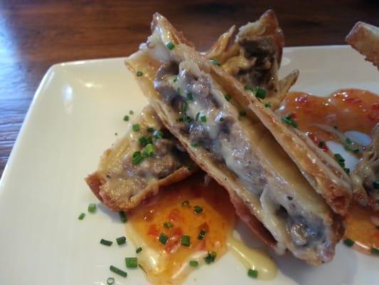 Cheesesteak egg rolls