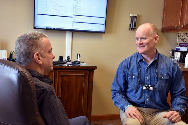 New patients initially see Owner and Audiologist, Ken Stewart.