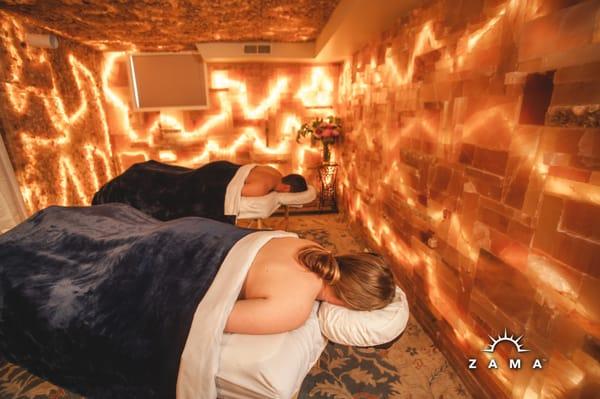 Zama is pleased to offer the only Salt Therapy (Halotherapy) Massage in Portland, Oregon.