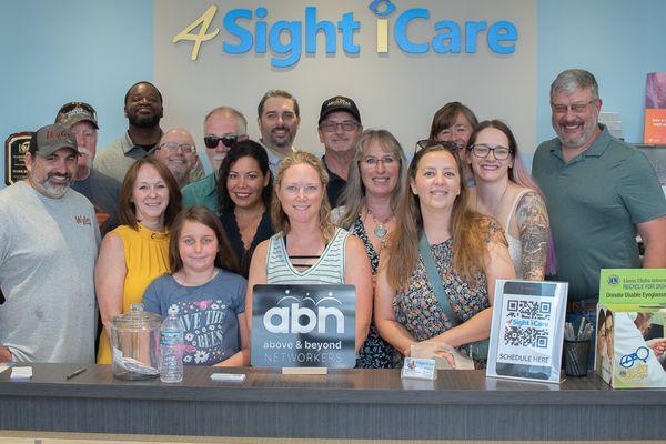 Above & Beyond Networkers joined the party at 4Sight iCare's 9th Anniversary!