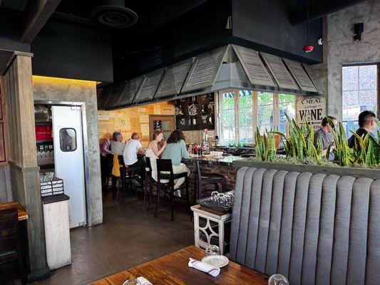 Bar area at Happy Hour.