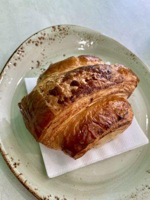 Ham and cheese croissant, which was warmed up to crispy perfection