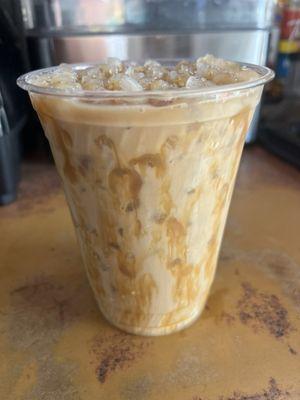 Iced Carmel Macchiato