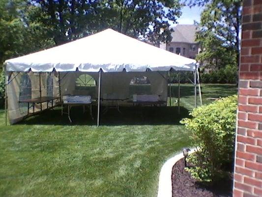 20 x 20 tent