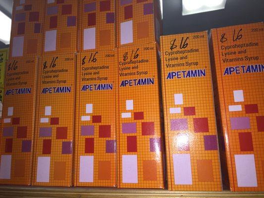 We have Apetamin which is in high demand