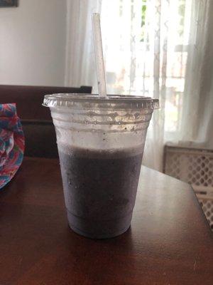 This is a smoothie that tastes like poop and looks like poop.