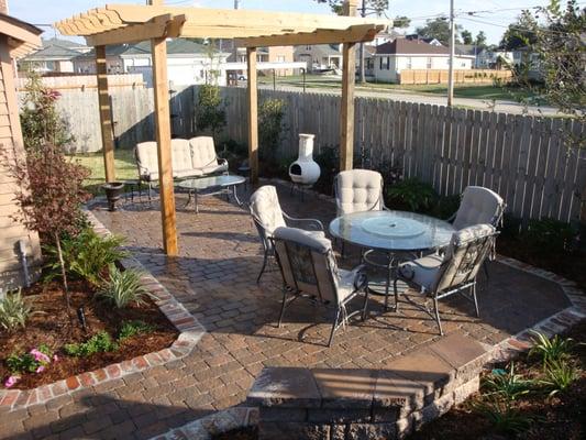 Patio, Pergola and Landscaping in Lakeview