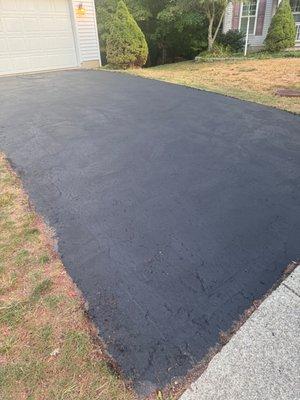 Sealed driveway