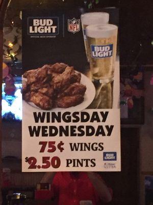 Wing night sign