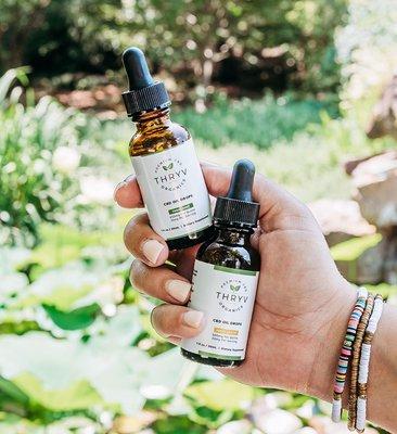 Thryv Organics CBD Oil Drops in Mint and Lemon