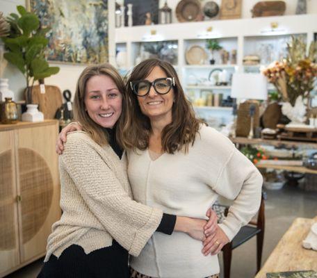 Rhonda Hallstrom, right, was introduced to interior design at a young age by her mother. Now, Hallstrom passes on that passion to her daught