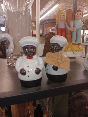 Salt and pepper shakers. While I will never have these in my house, they definitely caught my attention.