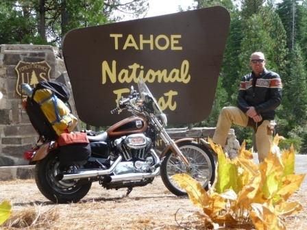 Andrew with his custom made saddle bags, T-bags and elk skin chaps