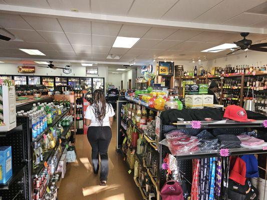 Interior of store