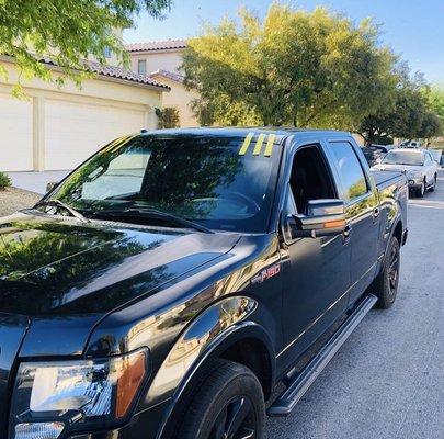 Ford F150 after windshield replacement