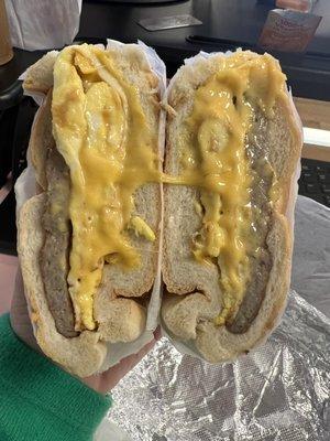 Sausage egg and cheese