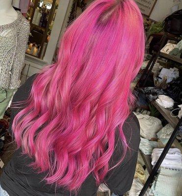 Pink Hair don't care by the ever talented Jess!