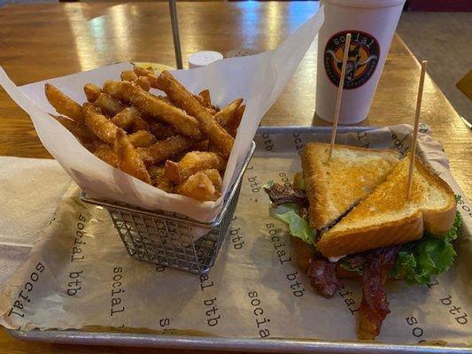 BLT and Salt & Vinegar Fries