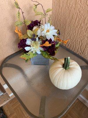 White pumpkins from North Carolina on sale now. I paid $3.98.