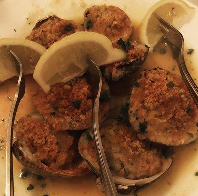 Baked clams