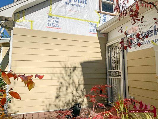 Siding replacement mid project.