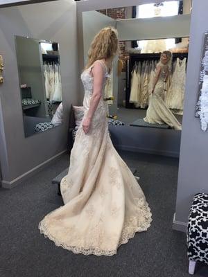 Stella York. The first dress I tried on! Bring on the party!!!