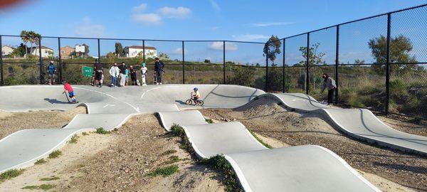 Pacific Highlands Ranch Pump Track on a sunny San Diego day!