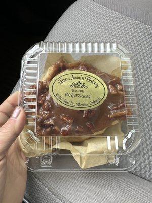 Sticky bun to go