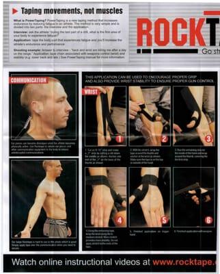 Rocktape is engineered to mimic the human skin, the stretchiness is the secret behind RockTape, it stretches up to 190%.