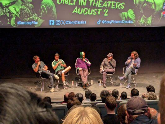 Screening of KNEECAP w.Q&A afterwards. Fantastic film! (See it in theaters Aug. 2, 2024)